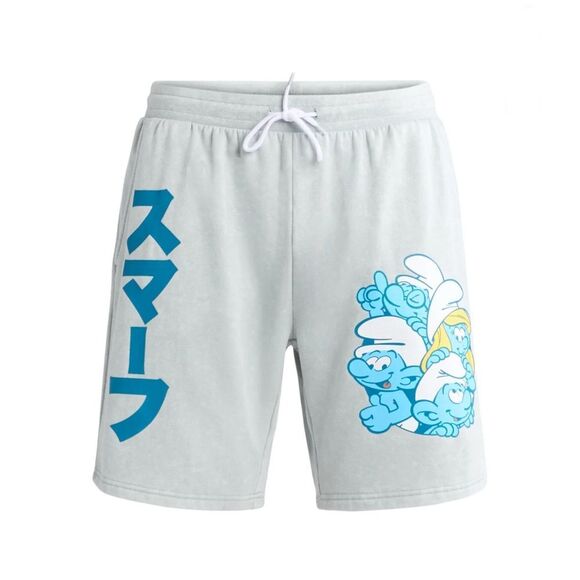 Men's Smurfs Group Graphic Jogger Shorts Size 2XL - Picture 4 of 7